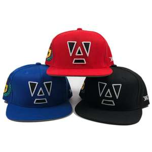 Casquette de baseball unisexe OEM d'été pour l'extérieur, 100 % acrylique, colorée, avec logo brodé 3D personnalisé et visière plate - Product Image 1