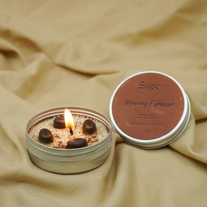 Bougie d'aromathérapie au parfum de café expresso matinal, bougie parfumée pour la maison, pour la relaxation, la décoration de la chambre à coucher, du salon et comme cadeau - Product Image 2