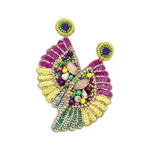 Pendientes de acero inoxidable elegantes al por mayor para mujer, joyería de moda, pendientes Jhumka para niñas de la India - Product Image 2