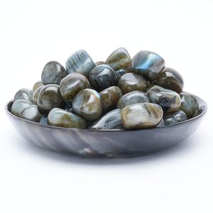 Pierres Roulées Naturelles de Labradorite 18-25mm, Gemmes Polies pour la Fabrication de Bijoux, Artisanat, Décoration Intérieure, Feng Shui, Usage Religieux, Vente en Gros - Product Image 2