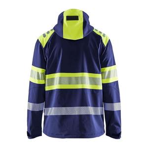 Chaqueta de Seguridad Reflectante Impermeable de Poliéster de Alta Visibilidad ANSI Clase 2 EN ISO 20471 Clase 3, Ropa de Trabajo para Hombre, Personalizable - Product Image 6