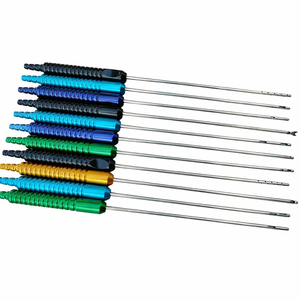 Juego de 11 Piezas de Mango Fijo para Liposucción de Calidad Premium, 4mmx25cm, Plástico, Cirugía Cosmética - Product Image 1