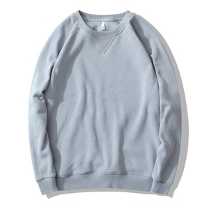 เสื้อสเวตเชิ้ตคอกลมแขนยาวบุขนหนานุ่มคุณภาพสูงสำหรับผู้ชาย ลายเรียบ สกรีนโลโก้ได้ เป็นมิตรกับสิ่งแวดล้อม - Product Image 2