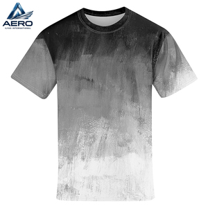 High Quality <b>Men</b> Acid <b>Wash</b> T-Shirts Factory Direct Supply OEM ODM Custom Made Short Sleeve Shirts Casual And Formal Clothing - Product Image 3