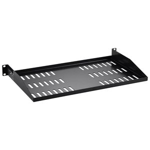 2 Pezzi Mensola per Rack Server 1U, Profondità 10"/254mm, Carico Massimo 50 Libbre, Montaggio a Parete Ventilato, Capacità 18U/22U - Product Image 2