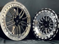Jantes forgées Beadlock HT 15 17 18 pouces 5x112 5x114.3 5x4.5 pour la course de dragster, compatibles Supra MK5 R35 GTR BMW G80 M3 G82 M4, jantes personnalisées