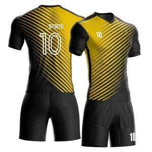 Kit de entrenamiento de camiseta de fútbol para hombre de poliéster 100% de alta calidad, diseño personalizado Original de fábrica, nueva alta calidad en venta - Product Image 3