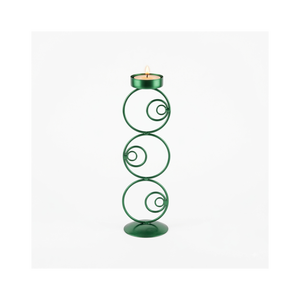 Porte-bougie en métal élégant personnalisé, design fantastique, couleur or, porte-bougie décoratif, centre de table - Product Image 5