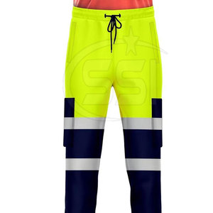 Performance Safety Jogger Pant ANSI Class 2 Waterproof <b>LED</b> Flash Logo Secure Pocket Design for Mechanics Technicians High - Product Image 3