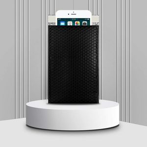 175-Pack Bubble mailer imbottito buste 8.5X11 \ "nero opaco metallizzato con buccia di foca Glamour Foil metallizzato per la spedizione - Product Image 6