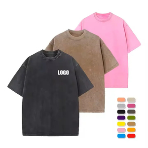 Camisetas de Lona para Hombre, Personalizadas, con Lavado Ácido, Estampadas, Transpirables, Ecológicas, Estilo Urbano, Casual, Manga Corta, para Verano - Product Image 4