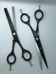 Hot Selling Stainless Steel Barber salon <b>Shear</b> & Hair Cutting Scissor Beauty Type Thinning Scissors set kit - Product Image 2