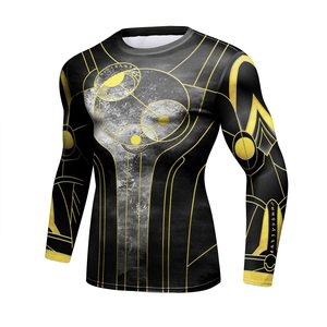 High Demand Rash Guard Athletic <b>Compression</b> <b>Shirt</b> Custom Printing Professional Sportswear Manufacturer - Product Image 6