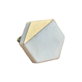 มือจับประตูและมือจับตู้หินอ่อนธรรมชาติขัดเงา กันน้ำ สไตล์หรูหรา สำหรับตกแต่งบ้าน - Product Image 4