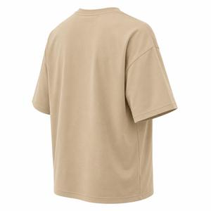 Camiseta de Hombre, Talla Grande, con Logotipo Personalizado, Cuello Redondo, Manga Corta, Tejido Grueso de 220g, Estampado Frontal, Estilo Casual, 100% Algodón, Transpirable - Product Image 6