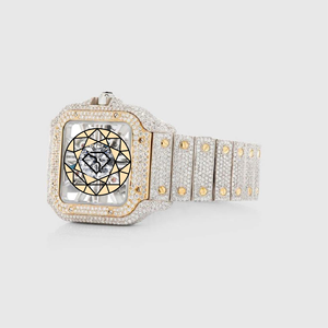New Arrival Luxury Lab Diamond Quartz <b>Watch</b> Hip Hop Style 20mm Glass Band Square <b>Case</b> for Gifts Parties & Occasions - Product Image 6