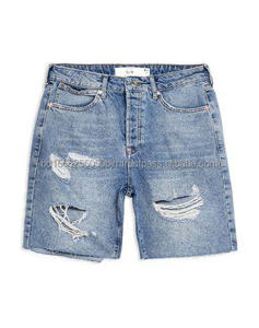 Shorts en jean lavés de haute qualité, dernier design, exportés en gros, 100% coton, écologiques, imperméables - Product Image 3