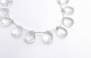 ลูกปัดอเมทิสต์สีเขียวธรรมชาติทรงหยดน้ำเจียระไน สำหรับทำเครื่องประดับชั้นดี - Product Image 2