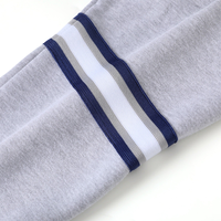 Sweat-shirt à col rond gris chiné personnalisé Jackson State, avec fabrication sur mesure, personnalisation de la marque, pour production en gros