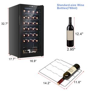 Mini Frigorifero XH da 28 Bottiglie, Cantinetta per Vino e Bevande per Casa e Ufficio - Product Image 6