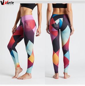 Acheter des leggings de sport taille haute pour femmes, sublimation, vente en gros, course, gym, fitness, yoga, collants pour femmes vafir - Product Image 1
