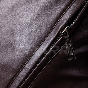 Veste d'hiver en cuir pour homme, coupe confortable, tissu résistant et design moderne pour un usage quotidien - Product Image 3