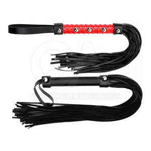 Leather Riding <b>Flogger</b> for Equestrian Sports Lightweight Professional Horse Riding Whip with Comfortable Grip Handle Handmade - Product Image 3