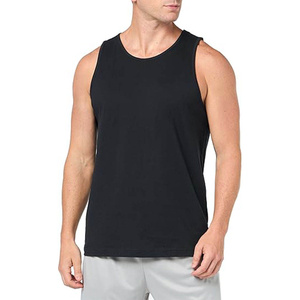 Débardeur de fitness pour homme avec logo personnalisé, 100 % polyester, léger, respirant, col rond, avec position du logo sur le devant - Product Image 5