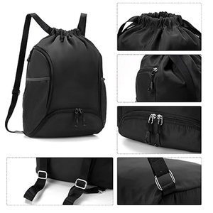 SHAGHAF SPORTS WEAR Custom Blue Microfiber Drawstring <b>Backpack</b> for Men Women | Waterproof Gym Bag | Lightweight Travel 50-<b>70L</b> - Product Image 4