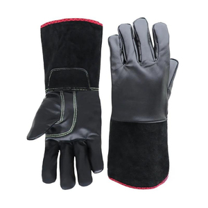Guantes de Trabajo para Soldadura, Diseño Personalizado, Polietileno, Resistentes al Calor, Puño de Seguridad de 16 Pulgadas, Antideslizantes, Duraderos, Sin Látex, para Trabajo de Calidad - Product Image 1