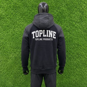 Ensemble sweat-shirt à capuche pour homme Topline, noir, en polaire thermique, vêtements décontractés d'hiver, ensemble sweat-shirt et pantalon de survêtement - Product Image 4