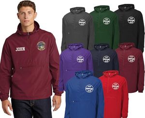 Sudadera Anorak Personalizada para Hombre con Logotipo y Textos Bordados, Plegable - Product Image 2