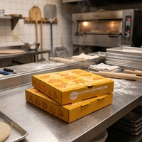 Boîte à frites ventilée personnalisée, recyclable, avec pelliculage brillant, en carton ondulé, pour aliments frits, garde les aliments croustillants