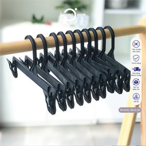 Paquete de 10 Perchas de Metal para Ropa de 20 cm con Pinzas (Sin Almohadillas de Goma), Agarre Fuerte, Suministro de Fábrica OEM - Product Image 5