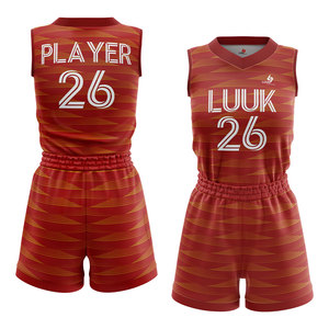 Ensemble maillot et short de basketball sublimé pour femme – Tenue d'équipe légère et performante, anti-humidité - Product Image 1