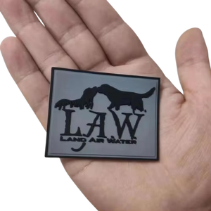 Premium Soft PVC <b>Rubber</b> Logo Patch For Uniforms & Workwear Custom Soft PVC <b>Rubber</b> Patches With Transparent <b>Edge</b> Design - Product Image 4