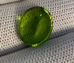 Peridoto Natural, Piedra Preciosa Suelta, 10.11 Quilates, Corte Oval Mixto, Peridoto Verde Certificado - Product Image 5