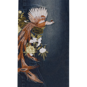 Jeans de Mezclilla para Hombre, Estilo Urbano, de Alta Calidad, Personalizados, Azules, Estampados, de Corte Ajustado, con Pierna Ancha, Lavados, Lavables - Product Image 5