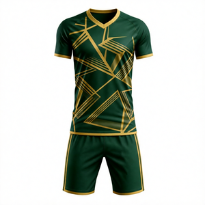 Tenue d'entraînement de football personnalisée : Ensemble maillot et short de football, vêtements de sport d'équipe, vêtements athlétiques professionnels, taille et détails personnalisables - Product Image 6