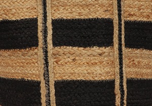 Straw Woven Beach Tote <b>Bag</b> Striped Pattern Large Capacity Top Handle Shopping <b>Bag</b> for Women Eco Friendly <b>Reusable</b> - Product Image 3