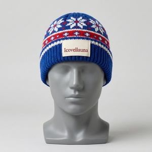Gorro de Punto Personalizado, Cálido, Acrílico, para Invierno, OEM, Marca Privada, Jacquard, Bordado de Dibujos Animados/Personajes, Unisex, para Exteriores - Product Image 5
