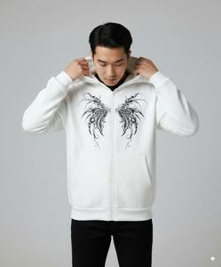 Fabricante Experto de Ropa, Sudadera con Capucha para Mujer, Calidad Premium, Bordado 3D y Cremallera con Estampado de Silicona - Product Image 4