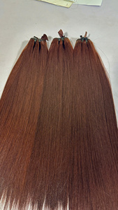 Extensions de cheveux humains bruns chocolat teints à la vietnamienne, en vrac, double trame, trame machine, 100g, Ksix Hair Co.Ltd Modèle K26 - Product Image 6
