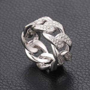 Anillo de Hip Hop para Hombre, Plata 925, con Diamantes de Moissanita, Estilo Iced Out - Product Image 2