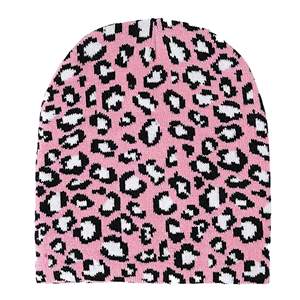 Low MOQ Custom Design Sublimated Ribbed Beanie Skull <b>Caps</b> Quick Dry Cotton Fabric Jacquard Cuffed Stretchable <b>Winter</b> Dot Bows - Product Image 4