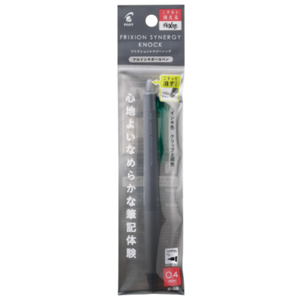 PilotFricion Synergy Knock 04 <b>Erasable</b> Gel Ink Ballpoint Pen 0.4mm Ultra Fine Synergy Tip Hangsell Package(P-LFSK-14) - Product Image 1