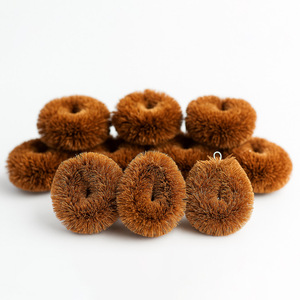 Producer supply combo coconut coir tawashi <b>brushes</b> low price natural fiber <b>scrubbing</b> <b>brush</b> - Product Image 2