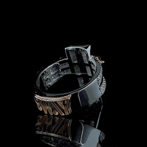 Unique Jesus <b>Cross</b> Men's <b>Ring</b> Hip-Hop Round & Baguette Cut Moissanite Diamond <b>Ring</b> 925 Sterling <b>Silver</b> Two Tone Iced Out Jewelry - Product Image 6