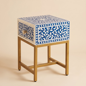 Mesita de Noche Moderna Hecha a Mano de Resina, Venta al por Mayor desde India para Dormitorio y Sala de Estar, Exportación Mundial - Product Image 4