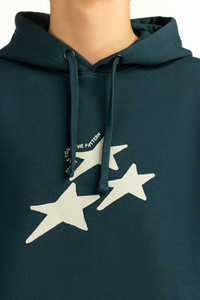 Sudadera con capucha de corte regular para mujer - Product Image 2